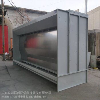 福建泉州掛車廠噴漆漆霧處理水旋噴漆臺漆霧處理效果好