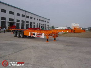 銀寶 15米 32.4噸 3軸 集裝箱運(yùn)輸半掛車(chē) syb9391tjz